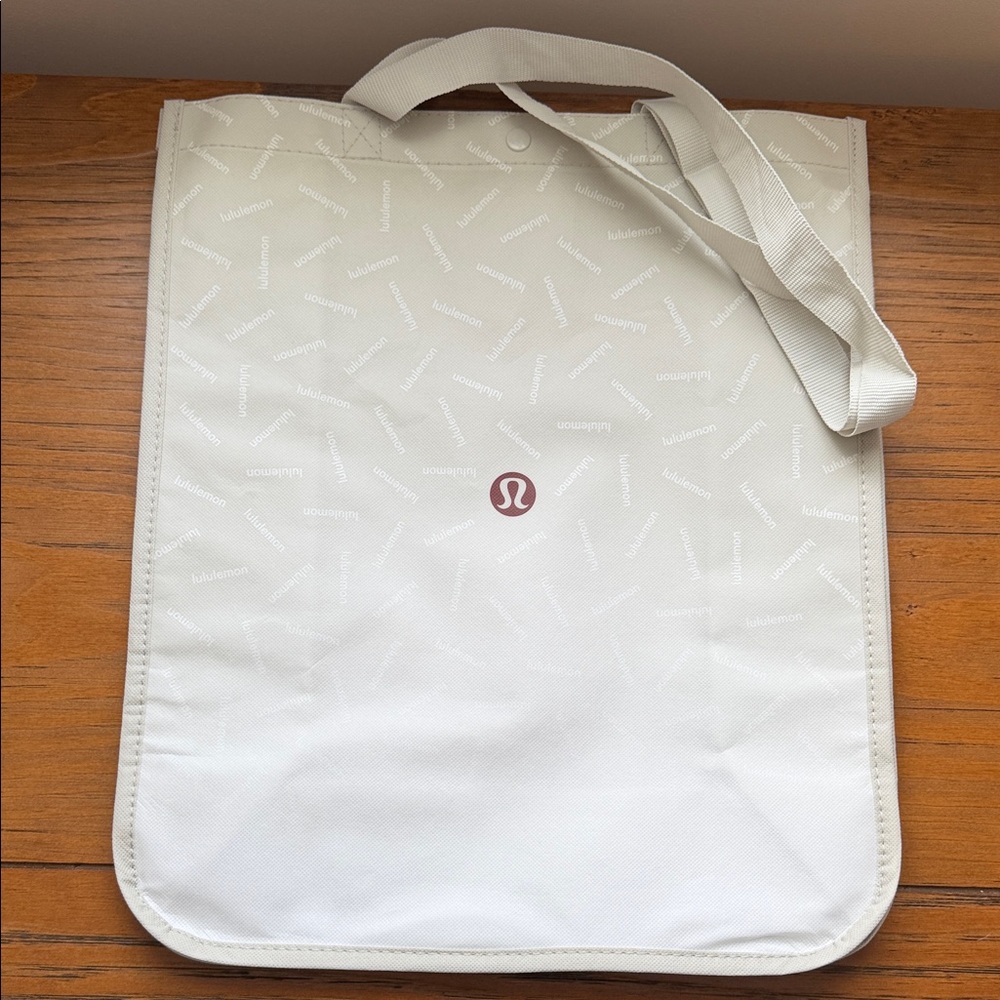 lululemon grey to White large Tote Bag